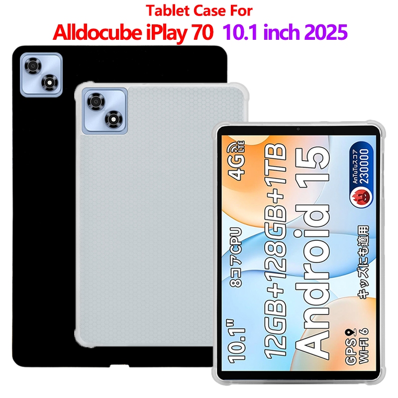 Ốp lưng máy tính bảng TPU chất lượng cao cho 2025 ALLDOCUBE iPlay70 T1051 10.1 '' Ốp bảo vệ nhẹ chốn