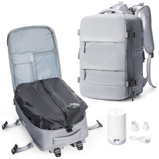 [GIAO NHANH] Ba Lô Du Lịch Nén Chân Không - Đạt Chuẩn Máy Bay | Chống Nước Cao Cấp + Tặng Máy Bơm