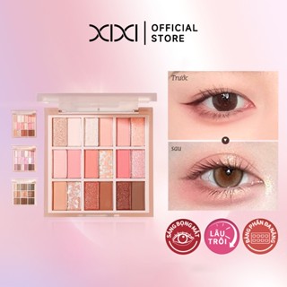  Xixi Bảng Phấn Mắt 18 Màu Lì Nhũ Lên Màu Dễ Tán Lâu Trôi Tự Nhiên Phong Cách Hàn Cho Người Mới D668 