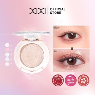  XIXI Phấn Mắt Nhũ Đơn Sắc Bám Mắt Lâu Không Lem Lấp Lánh Rạng Rỡ Dễ Tán Mịn Tỏa Sáng Cả Ngày 728 