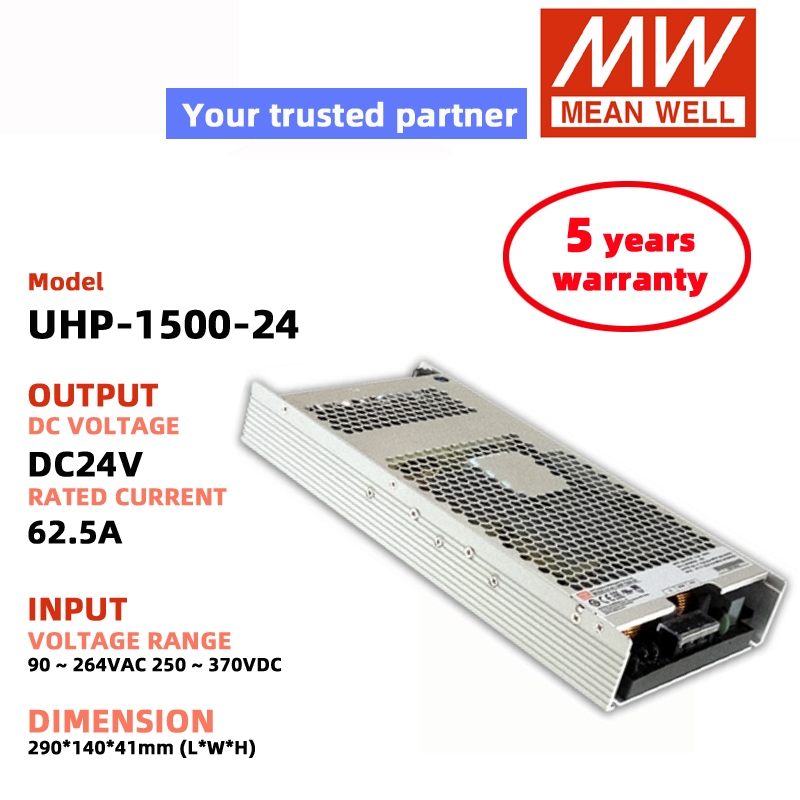 MEAN WELL UHP-1500-24 UHP-1500-48 DC24V DC48V Bộ nguồn chuyển mạch Meanwell DC bộ điều khiển LED ngu