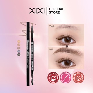 Xixi Bút Chì Lông Mày Mỏng Tam Giác Chống Thấm Nước Lâu Dài Tự Nhiên Nhìn Dễ Dàng Vẽ Wild Brow D755