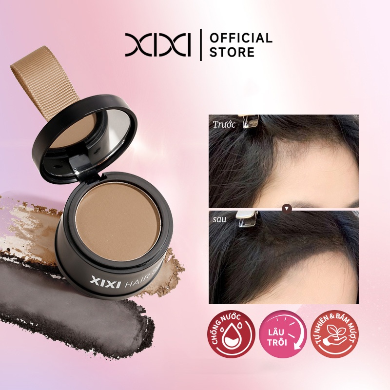 XIXI Phấn Tóc Tạo Viền Tóc Tự Nhiên, Che Khuyết Điểm, Lâu Trôi, Dễ Dặm Lại, Cho Mái Tóc Dày Dắn D769