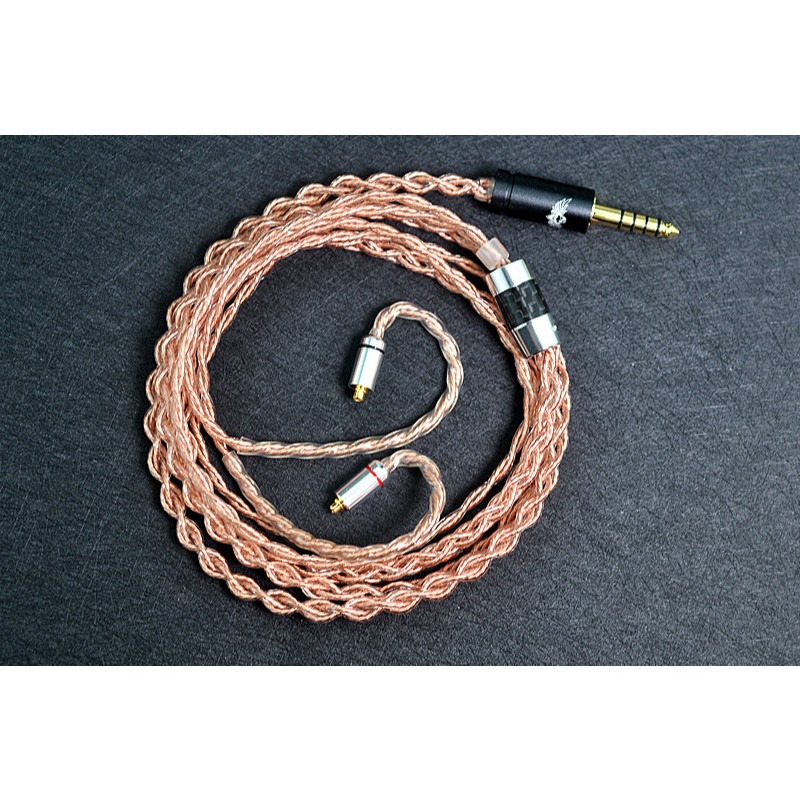 Dây nâng cấp đồng pha lê đơn LITZ 6N mmcx 0,78 n5005 ie300 Dây tai nghe
