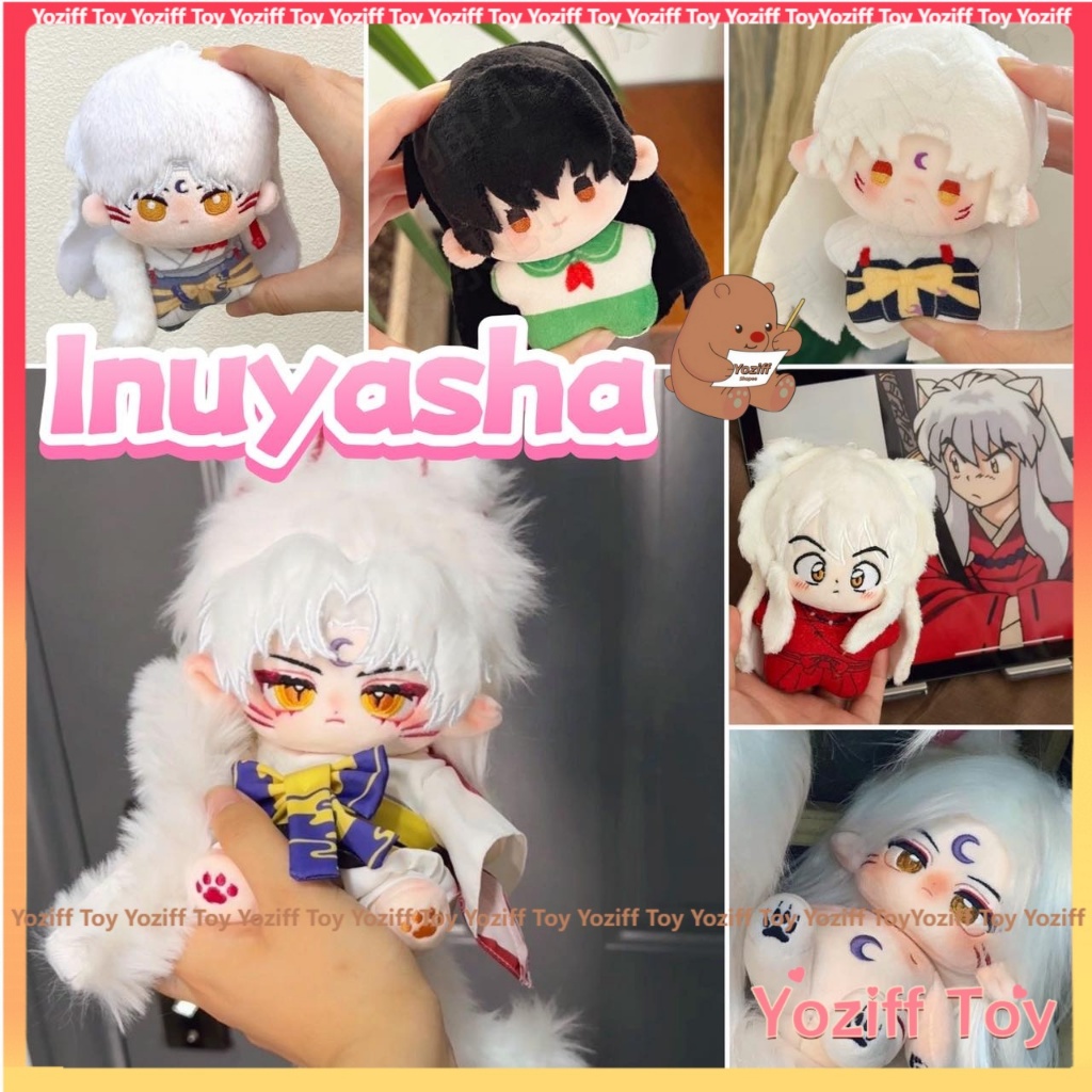 10/20cm Inuyasha Kikyo Higurashi Kagome Sesshoumaru Búp Bê Sang Trọng, Anime Nhồi Bông Cosplay Dễ Th