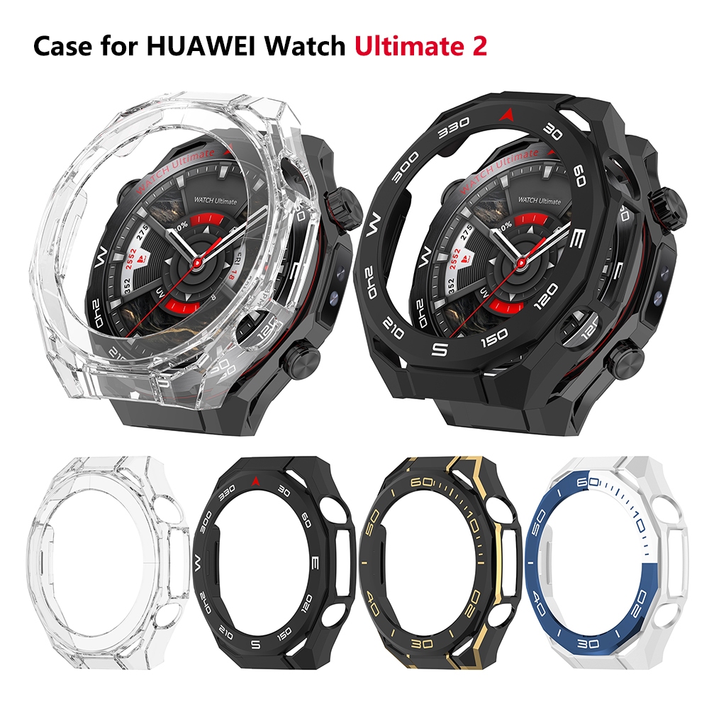Ốp lưng PC rỗng Tương thích với Huawei Watch Ultimate 2 viền bảo vệ ốp lưng cho phụ kiện Huawei Ulti
