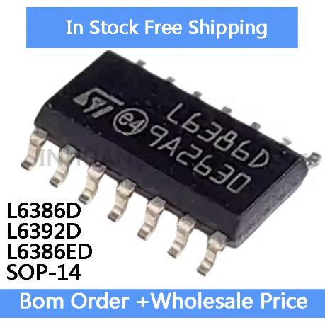 5 Chiếc L6386D L6386ED L6598D SOP-14 Điện Áp Cao Và Bên Thấp Driver Chip IC Còn Hàng Bán Buôn