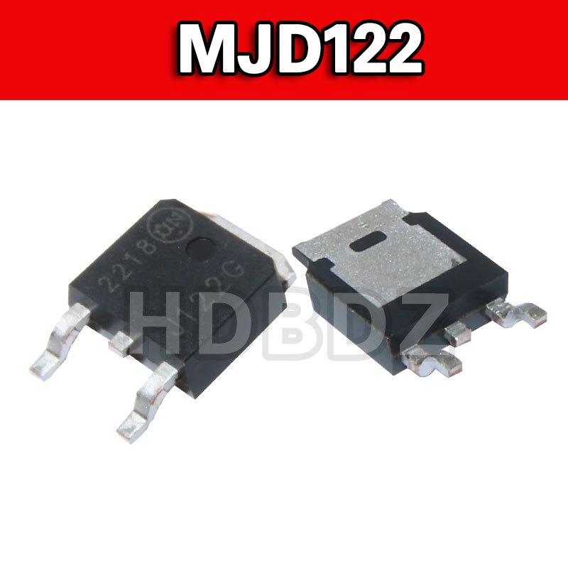 10 ~ 20 CÁI MJD122G TO252 J122G Darlington Transistor SMD IC