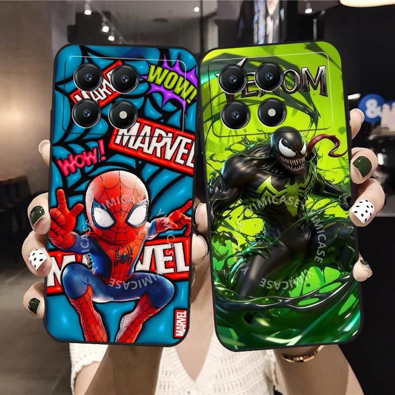 Ốp lưng cho XiaoMi POCO F8 F7 F6 F5 F4 F3 GT Pro Ultra Cover Spider Man Soft Case