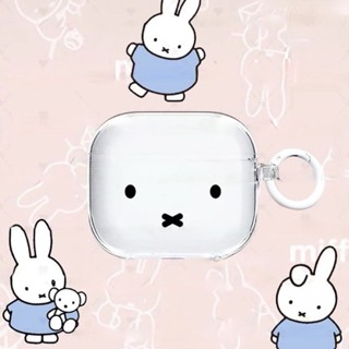 Miffy Cho AirPods Pro3 Ốp Lưng AirPods Pro2 Vỏ Tai Nghe TPU Trong Suốt Chống Sốc Cho AirPods Pro3 4 / 4 (ANC) Pro2 3 Pro 2 1