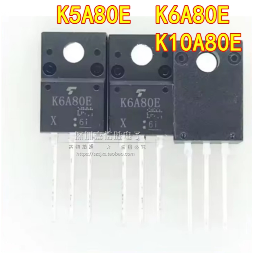 1-5 CÁI TK10A80E K6A80E K5A80E 800V TO-220F MOS Ống hiệu ứng trường