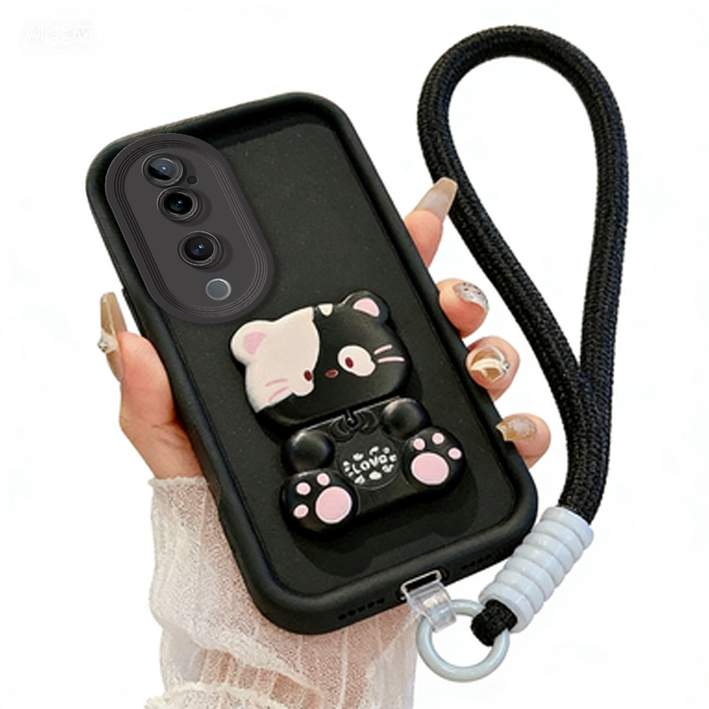 Ốp Lưng Cho VIVO V40 v50 v60 PRO 5G V40 5G v50 5G Vỏ Điện Thoại Vỏ Mềm Gương Trang Điểm Mèo Dễ Thươn