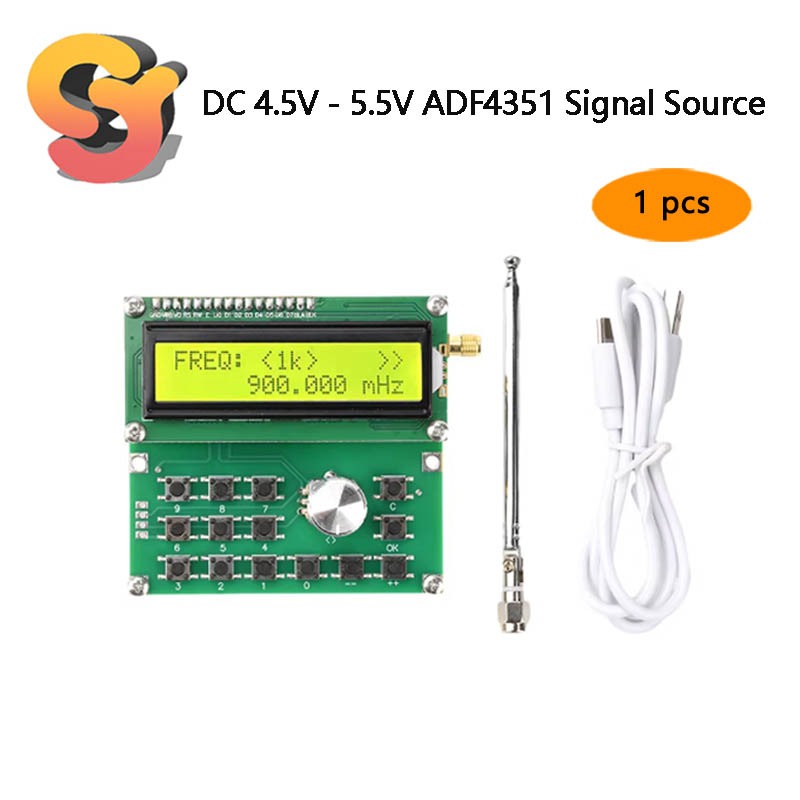 [Sẵn sàng cung cấp] 1 nguồn tín hiệu ADF4351 35 MHz-4400 MHz Bộ tạo tín hiệu RF DC 4.5V-5.5V Type-C