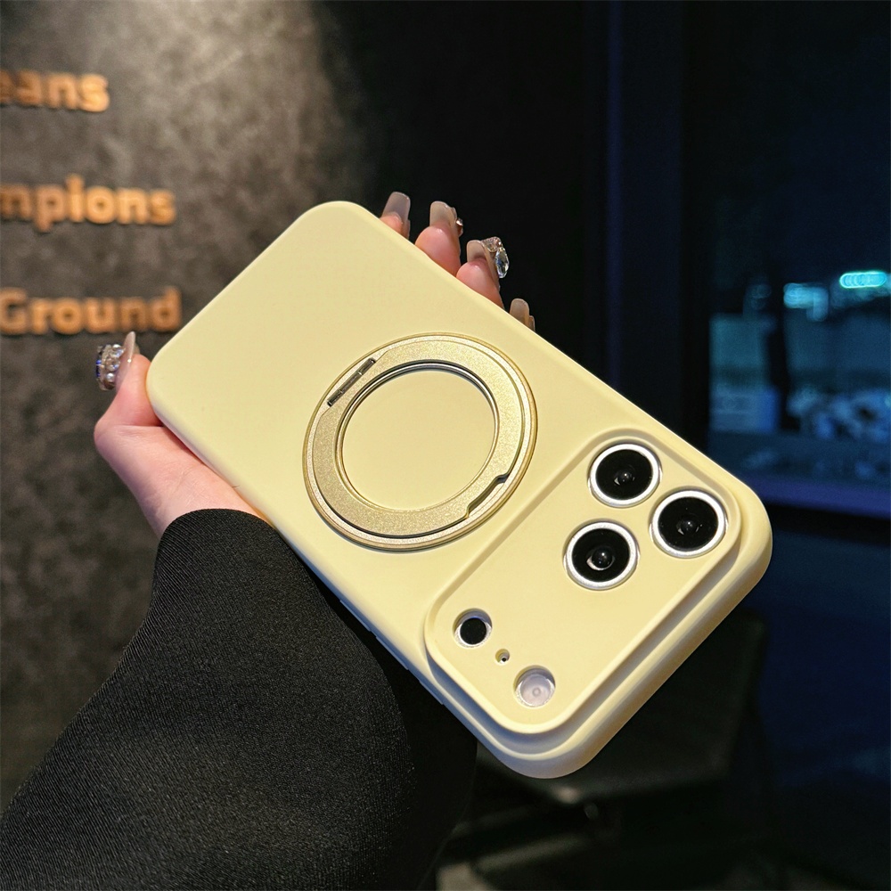 Ốp Điện Thoại Silicon Lỏng Thật Cho iPhone 17 Pro Max i17 16 15 14 i13PM Ốp Chống Sốc Từ Tính