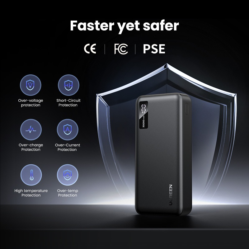 [CCC Certified]Sạc dự phòng UGREEN 20000mAh 20W 3 cổng, 10000mAh 2 cổng, sạc nhanh SCP22.5W tối đa, tương thích với | BigBuy360 - bigbuy360.vn