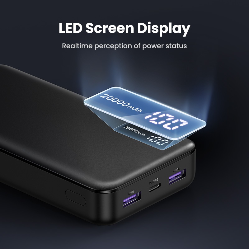 [CCC Certified]Sạc dự phòng UGREEN 20000mAh 20W 3 cổng, 10000mAh 2 cổng, sạc nhanh SCP22.5W tối đa, tương thích với | BigBuy360 - bigbuy360.vn