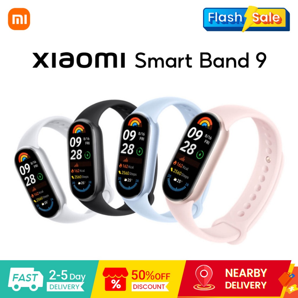 Xiaomi Smart Band 9 Advanced Health & Fitness Tracking 1.62 ′ ′ Màn hình AMOLED 5ATM Chống nước có N