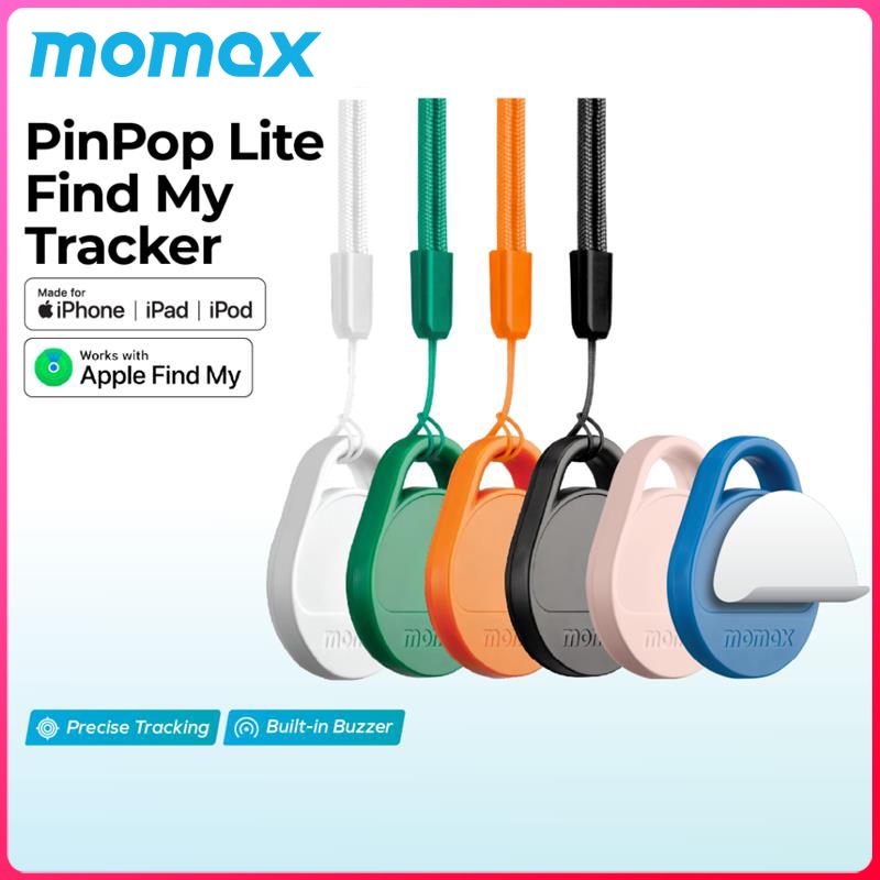 Momax BR10 Pinpop Lite – Thiết bị định vị GPS chống sốc, chống trầy xước dành cho thú cưng, trẻ em v