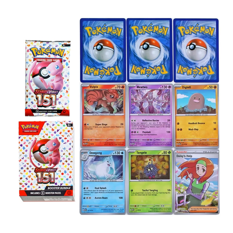 Scarlet Violet 151 Pokemon Trading Cards Tiếng Anh v10 Booster Pack Prismatic Evolutions Rivals