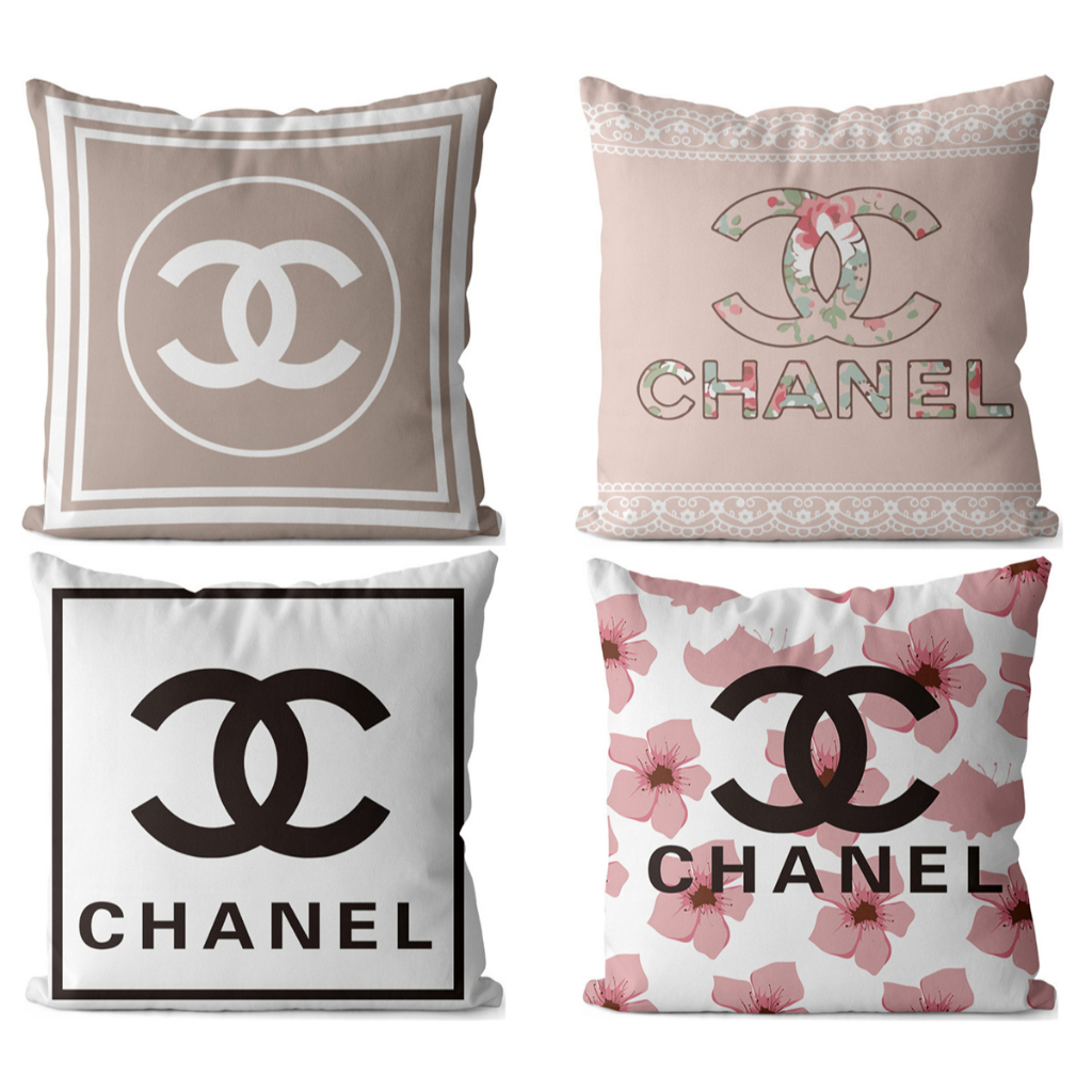 Vỏ gối trắng đen hồng.70 × 70,60 × 60,45 × 45.Vỏ gối sofa trang trí nội thất.