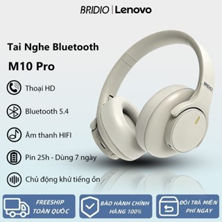  Tai Nghe Chụp Tai Bluetooth 5.4 Chống Ồn Chủ Động ANC Siêu Trầm Pin 25 Giờ Hỗ Trợ Cuộc Gọi Bridio M10 Pro Chính Hãng 