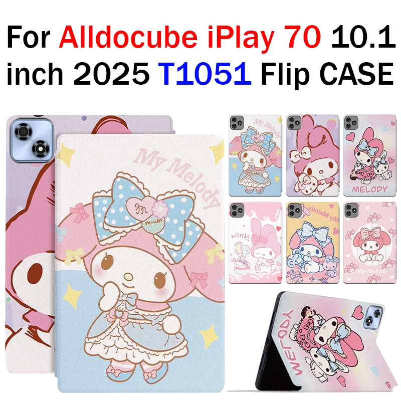 Dành Cho Alldocube iPlay70 iPlay 70 (10.1 '') T1051 2025 Dễ Thương Họa Tiết Giai Điệu Của Tôi Bao Da