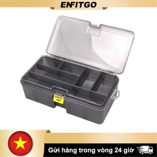 Hộp Dụng Cụ Câu Cá, Hai Lớp, Hộp Sắp Xếp Dụng Cụ, Có Ngăn Chia Có Thể Tháo Rời