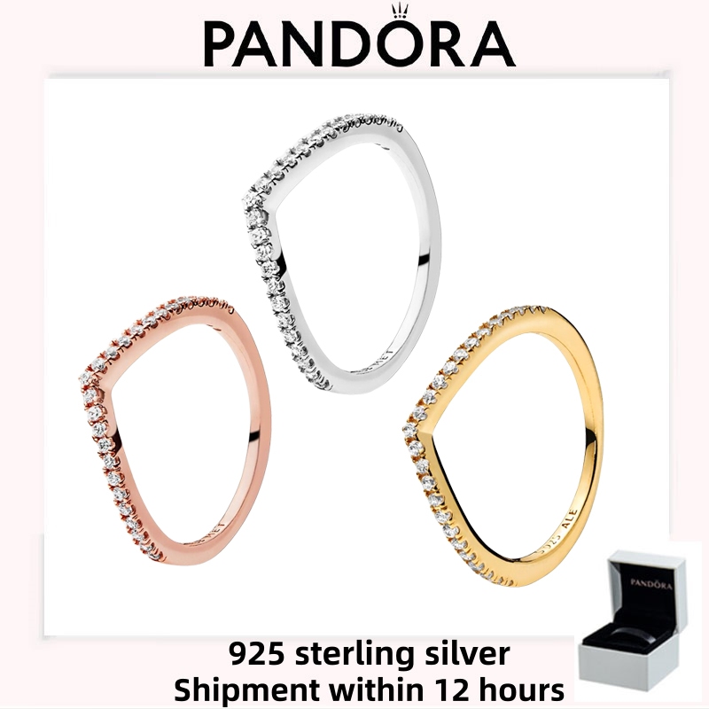 Nhẫn xương đòn lấp lánh Pandora bạc S925 chính hãng