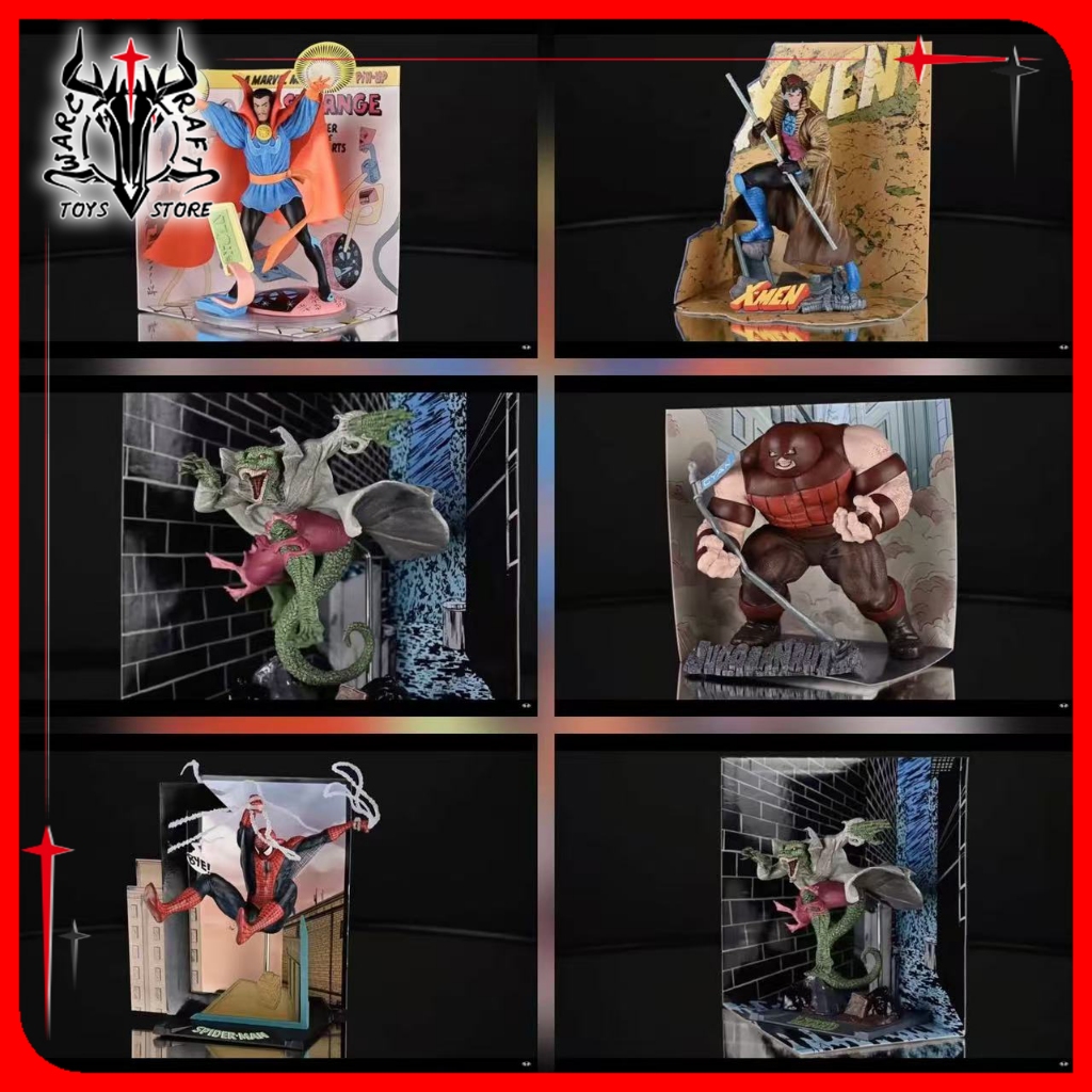[Còn hàng] Đồ chơi McFarlane (Tiến sĩ Strange, The Lizard, Spider-Man, Juggernaut, Gambit) Bộ tượng 