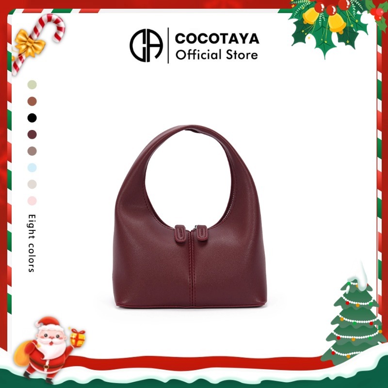   COCOTAYA  Ciel Bag Ví cầm tay đơn sắc thời trang 