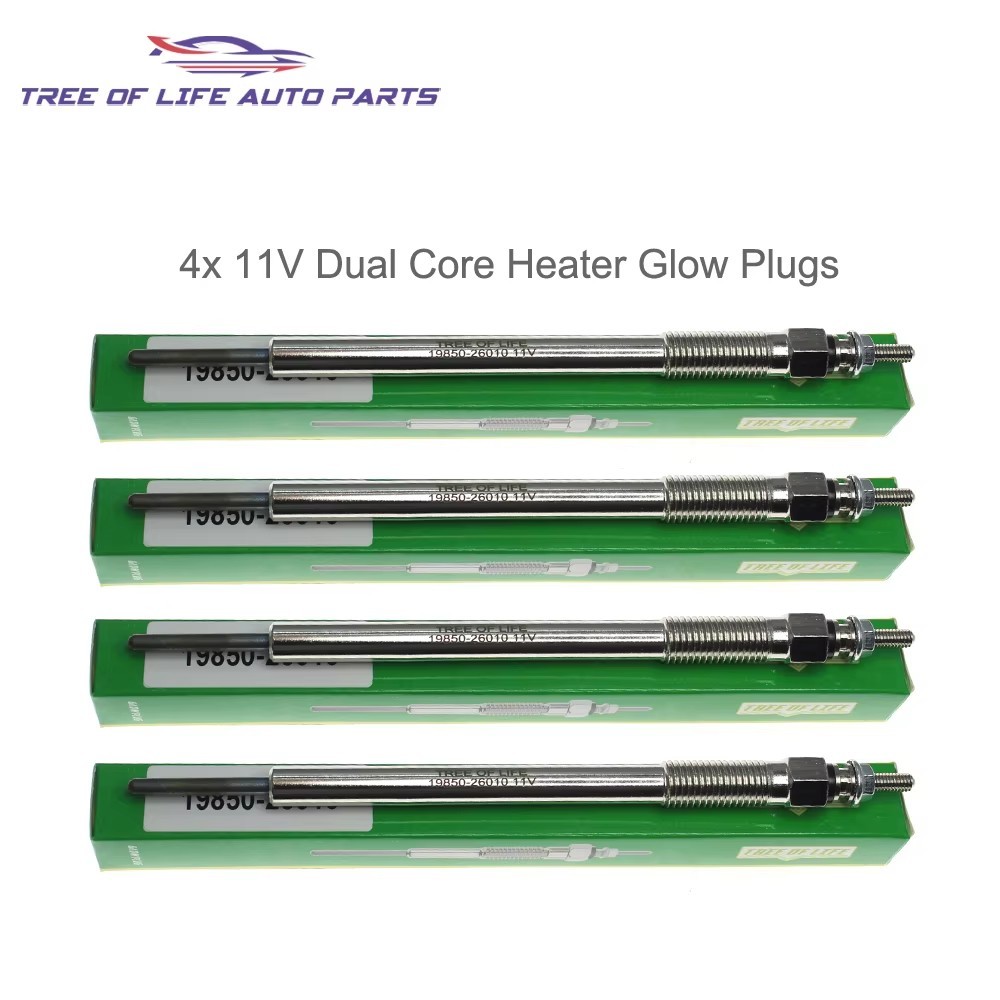 4x 11V Mới Phát Sáng Phích Cắm Phù Hợp Với TOYOTA LAND CRUISER 1VD-FTV 1ADFTV 2ADFTV LEXUS LX450D LX