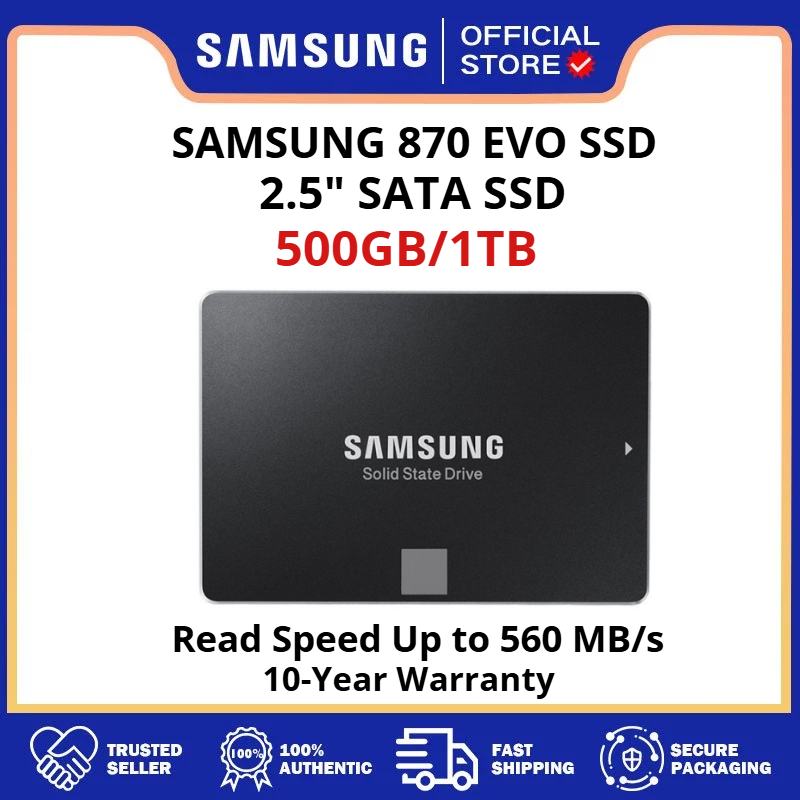 Laptop SAMSUNG SATA3 SSD 500GB / 1TB 870 EVO Solid State Disk 2.5