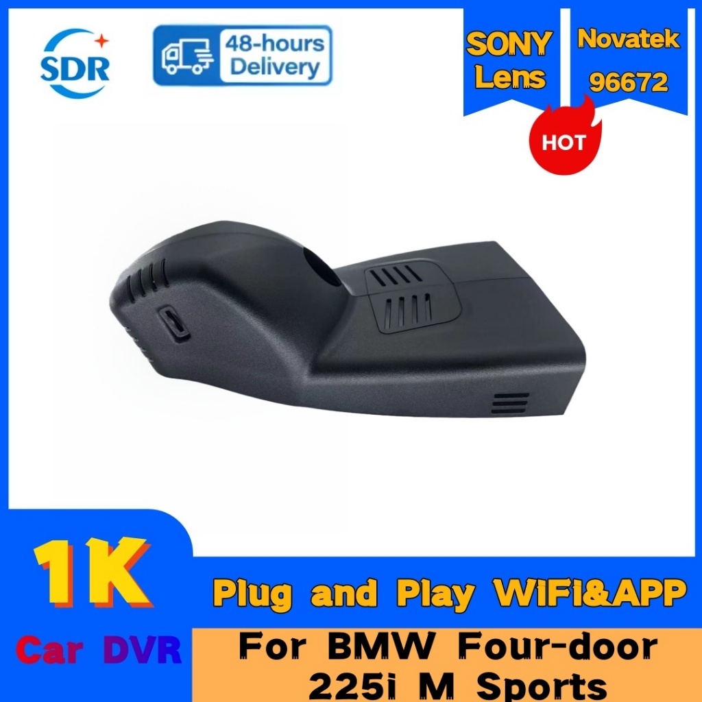 1K 2160P Cắm Và Chạy DVR Xe Ô Tô Đầu Ghi Video Dash Cam Ống Kính Kép Camera Cho Xe BMW Bốn Cửa 225i 