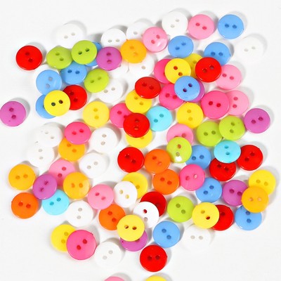 Nút nhựa [9-20mm] màu hỗn hợp - Perfect cho Crafting và Trang trí Ba lô, Quần áo