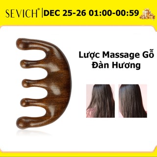  Lược mát xa da đầu SEVICH gỗ đàn hương dành cho nam nữ 