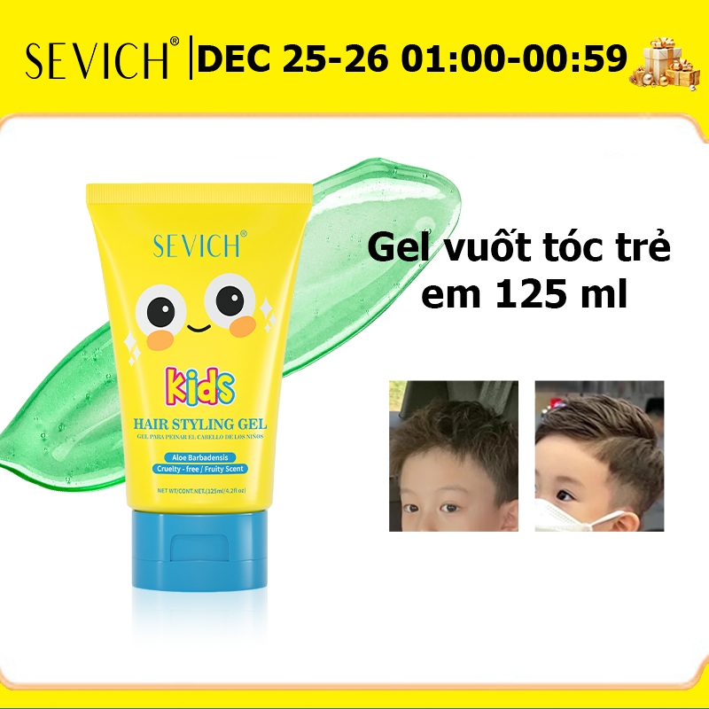  Gel Vuốt Tóc SEVICH 125ml Tạo Kiểu Làm Đẹp Cho Trẻ Em 