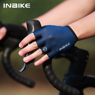 INBIKE Găng tay đi xe đạp Giảm sóc, chống trượt, thoáng khí, thấm hút mồ hôi
