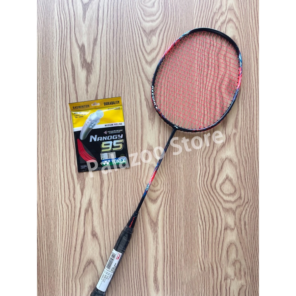 【Ready Stock】Li Ning AXFORCE 90 MAX Tiger Vợt cầu lông carbon đầy đủ đặc biệt cho cuộc thi 4UG5 Free