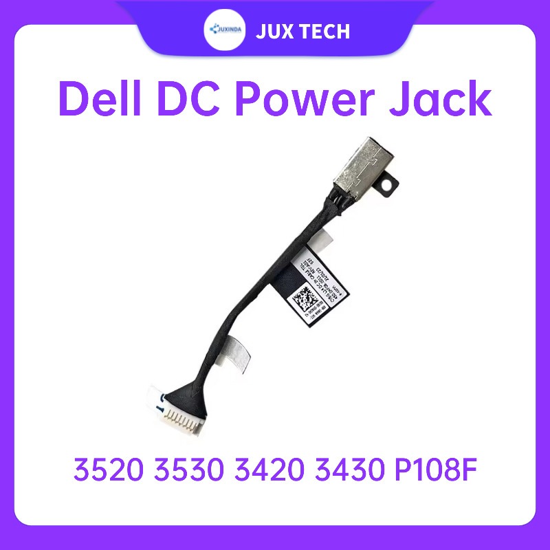 DC Jack Cắm Cổng Cáp Sạc Cho Dell Latitude 3520 3530 3420 3430 P108F P144G P144G001 CN-0HJW4D 0HJW4D