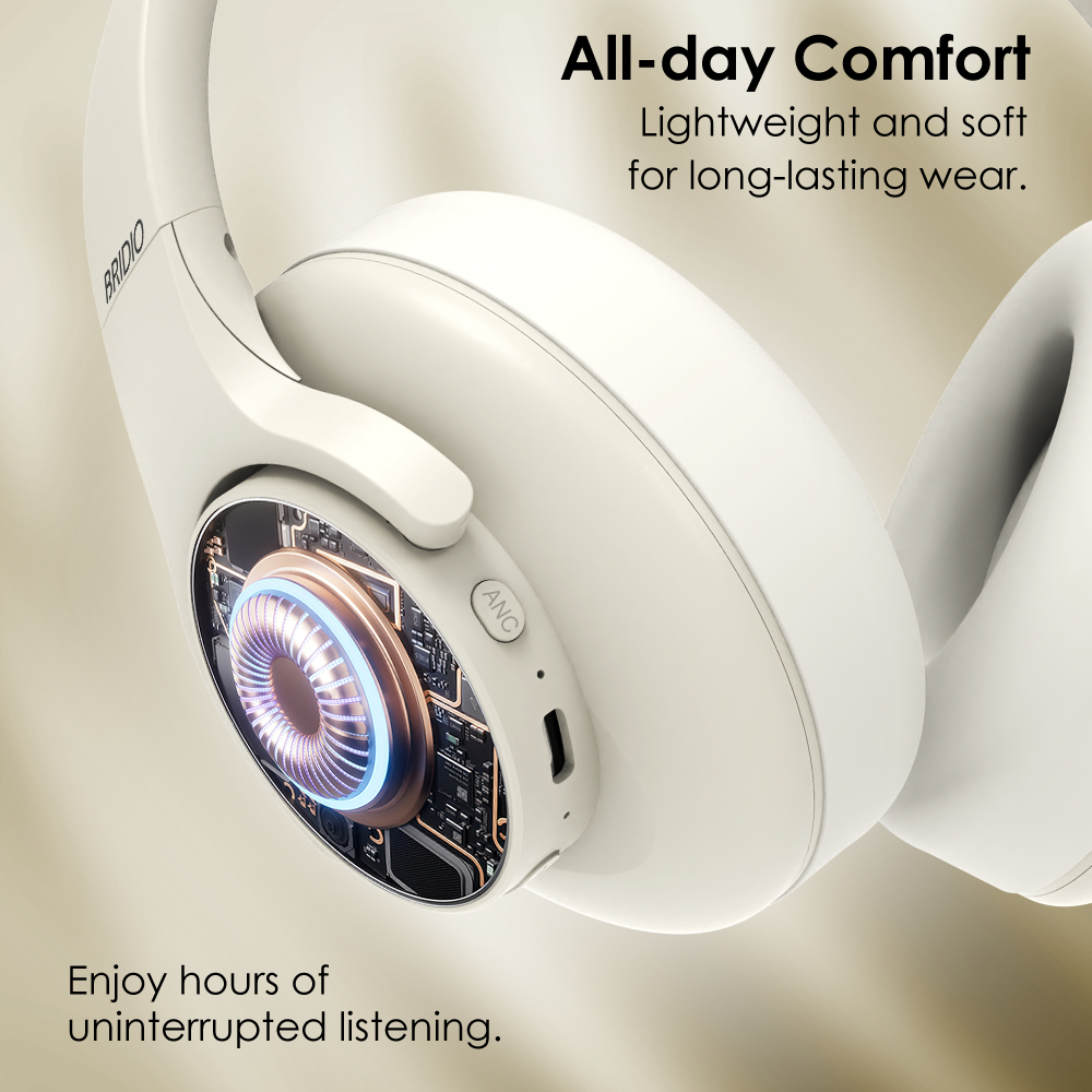 Tai nghe Bluetooth chụp tai BRIDIO M10PRO - Âm thanh HD sắc nét, Giảm ồn chủ động, Thiết kế gập gọn, Kết nối có dây, chuẩn chống nước IPX4 | BigBuy360 - bigbuy360.vn