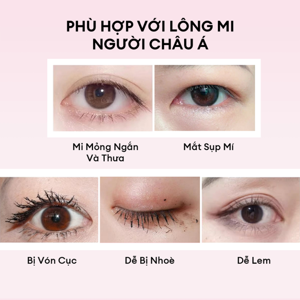 [DUY KHÁNH YÊU THÍCH] Mascara COLORKEY Chuốt Mi Cong Dày, Chống Nước 24H Không Lem, Khóa Màu 3D Lâu Trôi, Đầu Cọ Silicon Tách Sợi Tự Nhiên | BigBuy360 - bigbuy360.vn