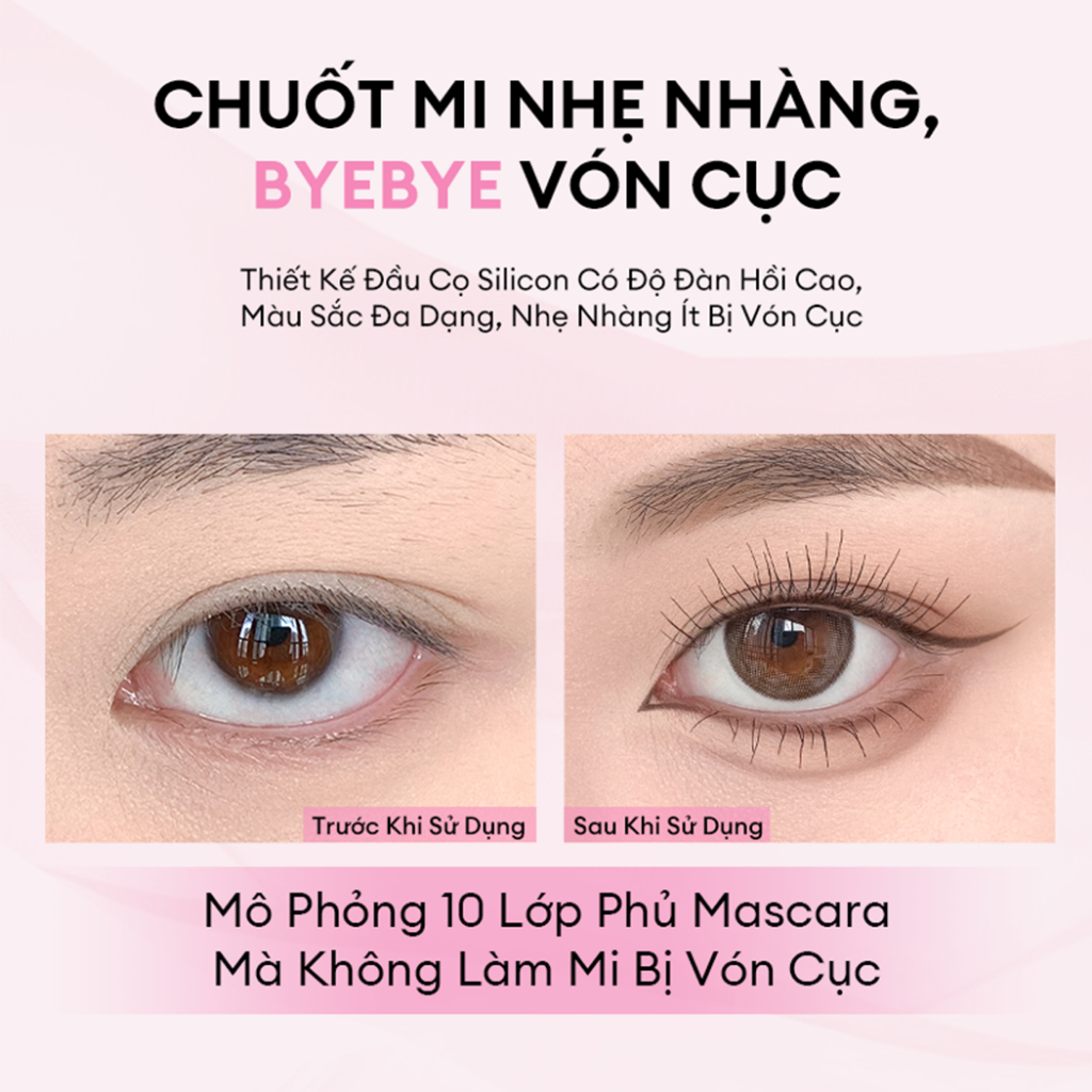 [DUY KHÁNH YÊU THÍCH] Mascara COLORKEY Chuốt Mi Cong Dày, Chống Nước 24H Không Lem, Khóa Màu 3D Lâu Trôi, Đầu Cọ Silicon Tách Sợi Tự Nhiên | BigBuy360 - bigbuy360.vn
