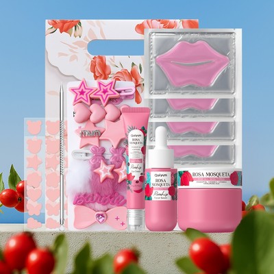 Bộ chăm sóc da QUIYUM Rosehip Combo làm đẹp chống lão hóa - Làm sáng da xỉn màu, nuôi dưỡng, tăng cường rạng rỡ Quà tặng ngày lễ tình nhân