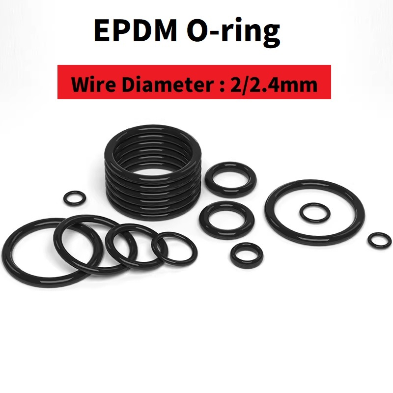 Vòng chữ O cao su EPDM có đường kính dây 2 / 2,4mm còn hàng phớt EPDM