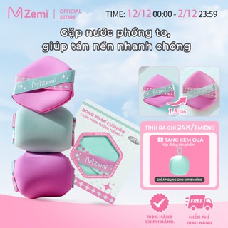  ZEMI Bộ 3 miếng bông phấn trang điểm siêu mềm có dây đeo chéo không hút chất lỏng phù hợp với kem nền và che khuyết điểm thiết kế đặc biệt không hút phấn 