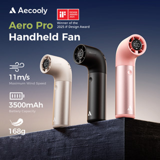  Aecooly Aero Pro Quạt Cầm tay sạc Quạt mini cầm tay  led Màn Hình vỏ bảo vệ mini Turbo mạnh mẽ tốc độ cao 19000 vòng   phút Thời gian làm mát tối đa 14 giờ led Màn Hình  Túi xách du lịch nhỏ cá nhân có thể sạc lại 