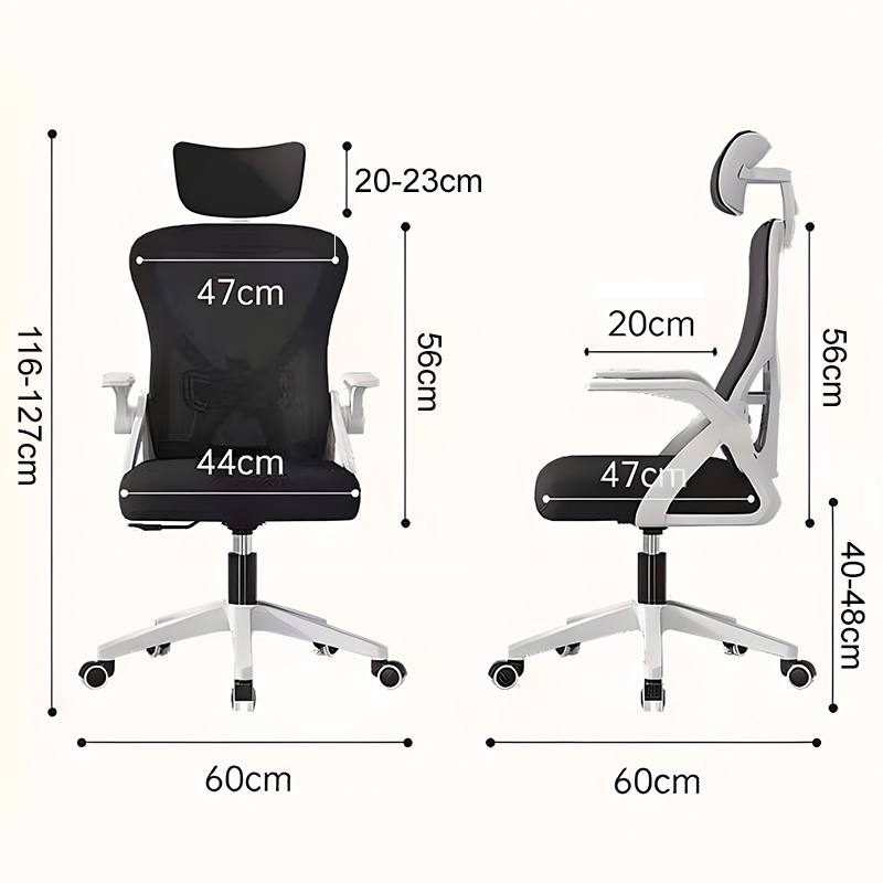 BRTHORY Ghế văn phòng Ghế máy tính có tay tựa Ghế tiện dụng Ghế chơi game lưng cao Nâng xoay có thể điều chỉnh tại nhà Văn phòng Tiết kiệm không gian Ghế học | BigBuy360 - bigbuy360.vn