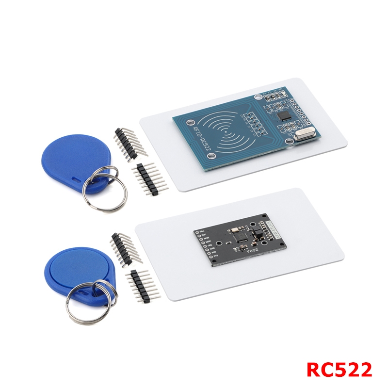 MFRC522 RC522 Đầu đọc thẻ mô-đun cảm ứng tần số vô tuyến RFID S50 Thẻ chìa khóa IC không tiếp xúc