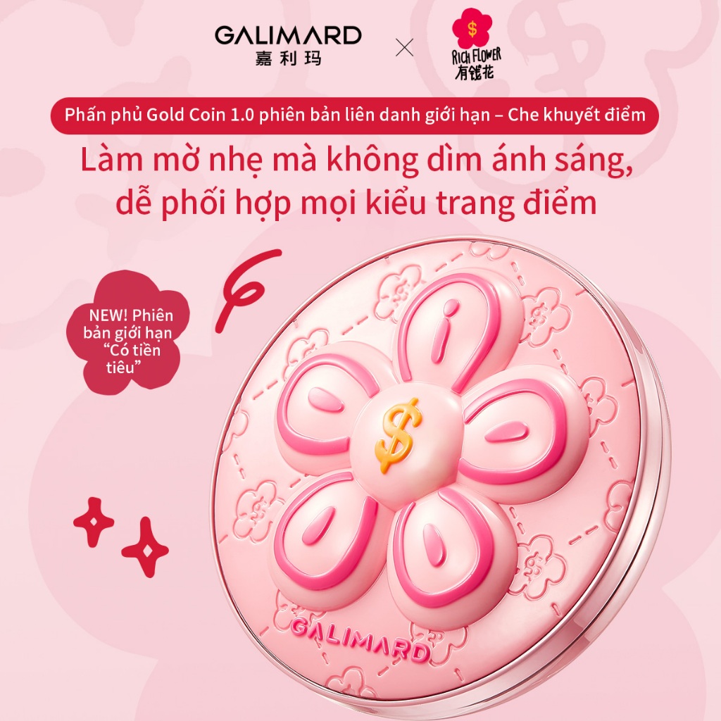 GALIMARD Flawless Setting Powder Oil-Control Matte Medium Coverage Trang điểm mặt chống thấm nước 9g | BigBuy360 - bigbuy360.vn