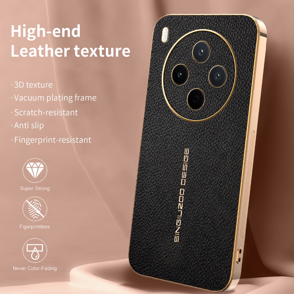 Ốp Điện Thoại Họa Tiết Louche Thời Trang Cho VIVO Y400 Y500 Pro 5G PC Vỏ Cứng Bảo Vệ Mạ Khung Cho VI